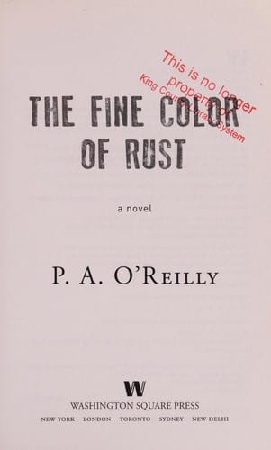 The fine color of rust