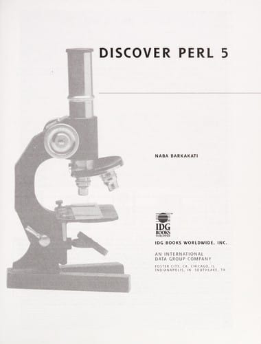 Discover Perl 5
