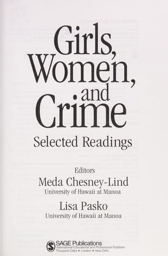 Girls, women, and crime