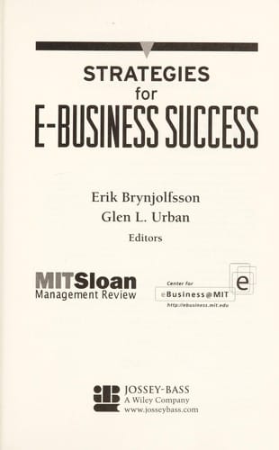 Strategies for e-business success