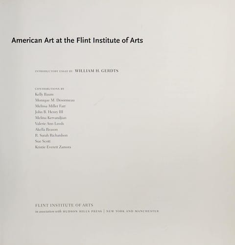 American art at the Flint Institute of Arts