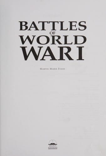 Great battles of World War I