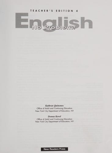 English -- no problem!