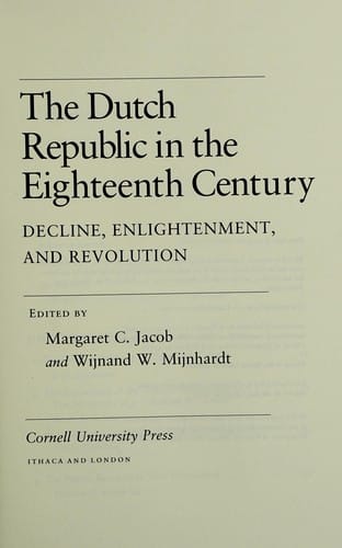 The Dutch Republic in the eighteenth century