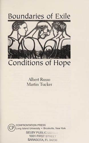 Boundaries of exile, conditions of hope
