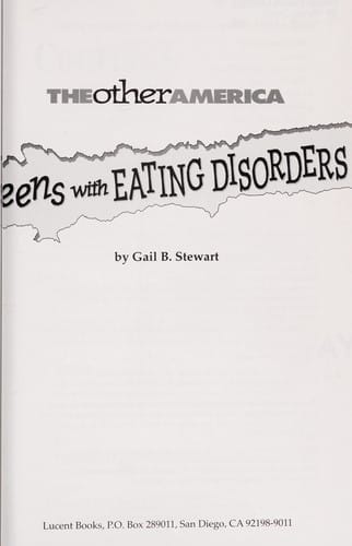 Teens with eating disorders