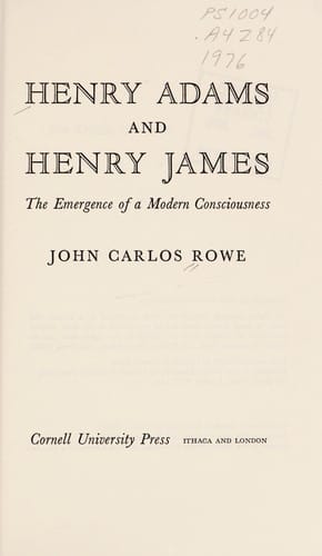 Henry Adams and Henry James