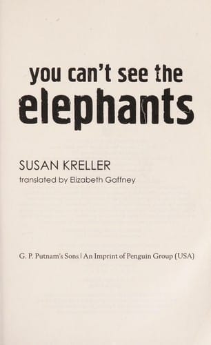 You can't see the elephants