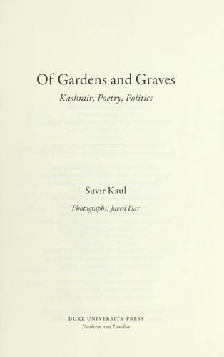 Of gardens and graves
