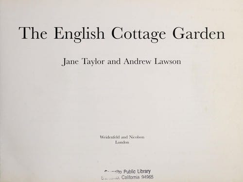 The English cottage garden