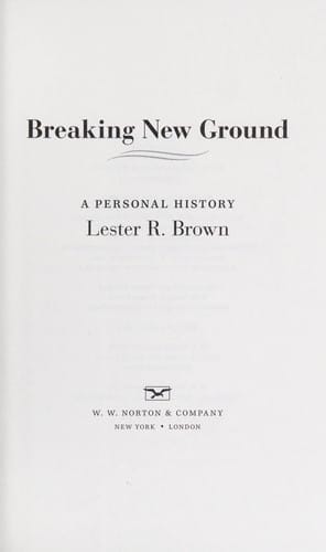 Breaking New Ground