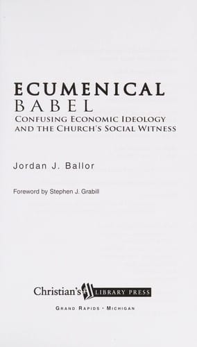 Ecumenical Babel