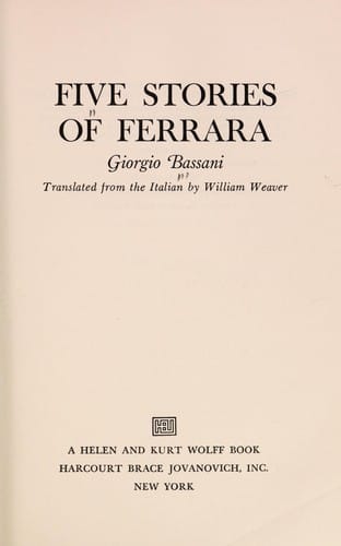 Five stories of Ferrara