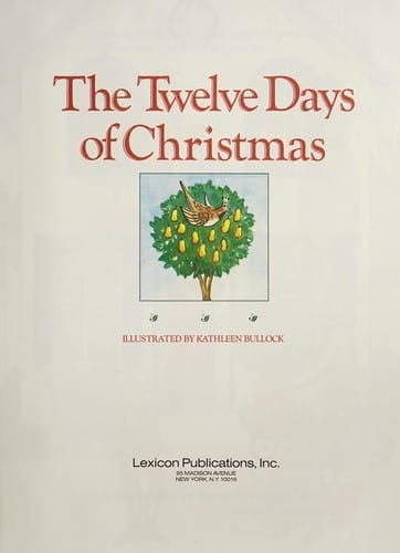 The Twelve days of Christmas