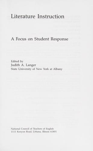 Literature instruction