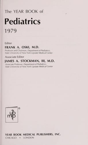 The year book of pediatrics
