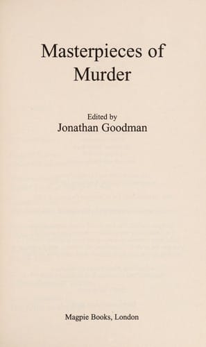 Masterpieces of murder