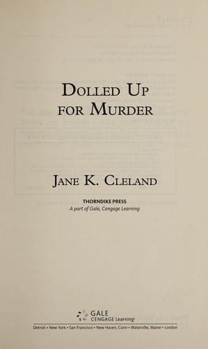 Dolled up for murder