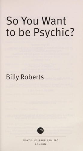 So you want to be psychic?