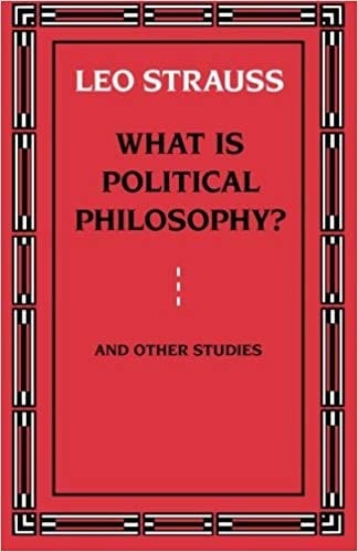 What Is Political Philosophy?