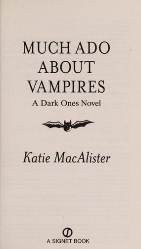 Much ado about vampires