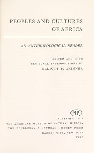 Peoples and cultures of Africa