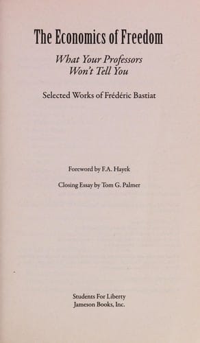 The economics of freedom