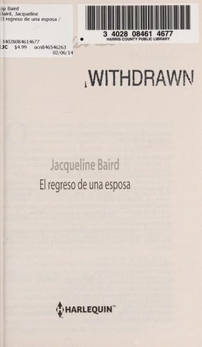 El regreso de una esposa