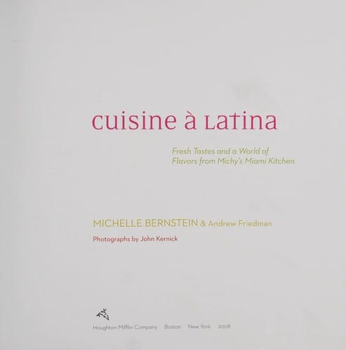 Cuisine à Latina