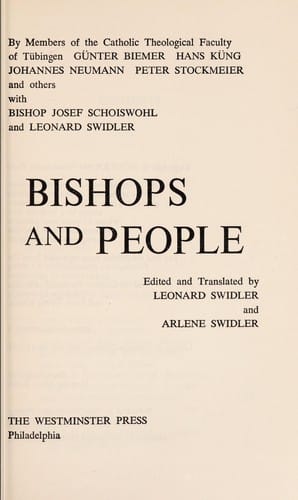 Bishops and people