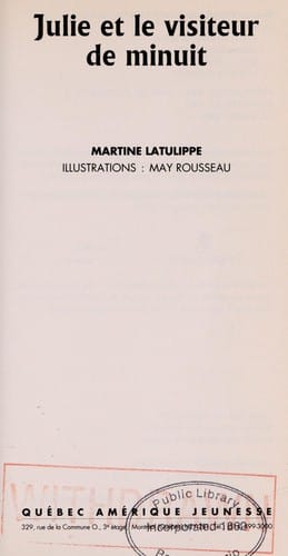 Julie et le visiteur de minuit