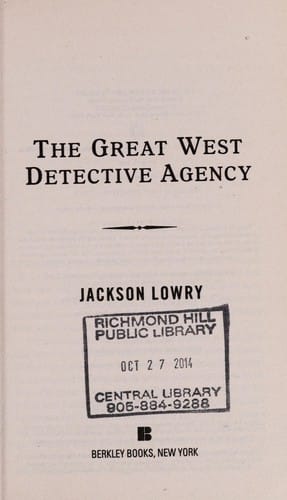 The Great West Detective Agency