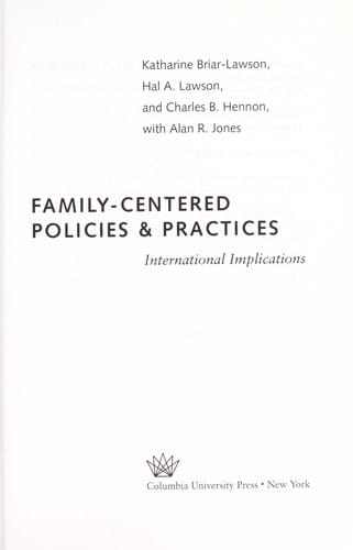 Family-centered policies and practices