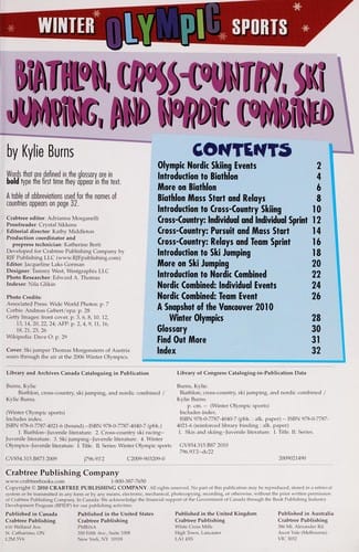 Biathlon, cross-country, ski jumping, and nordic combined