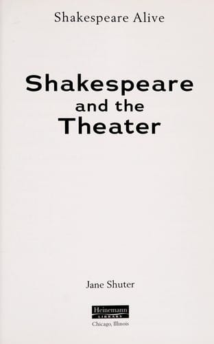 Shakespeare and the theater