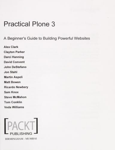 Practical Plone 3