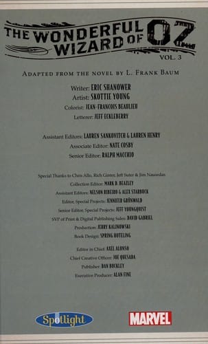 The wonderful Wizard of Oz