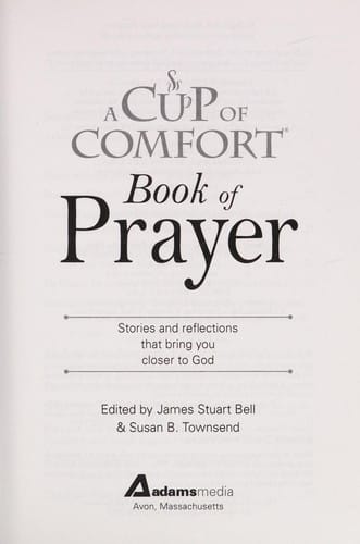 A cup of comfort book of prayer