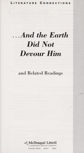--and the earth did not devour him