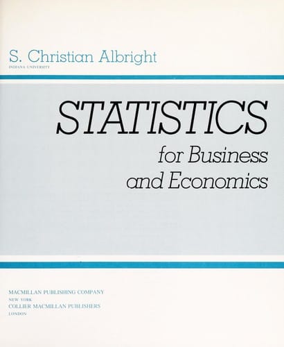 Statistics for business and economics