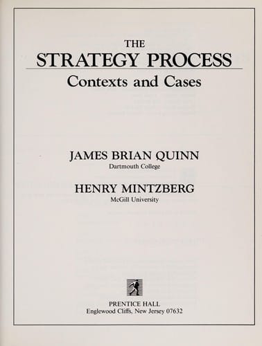 The strategy process