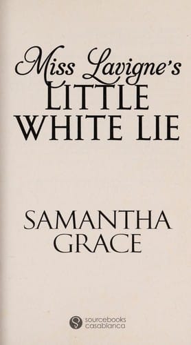 Miss Lavigne's Little White Lie