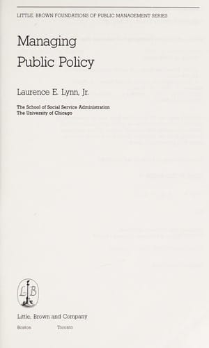 Managing public policy