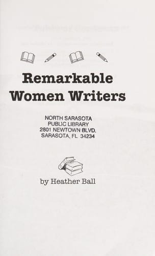 Remarkable women writers