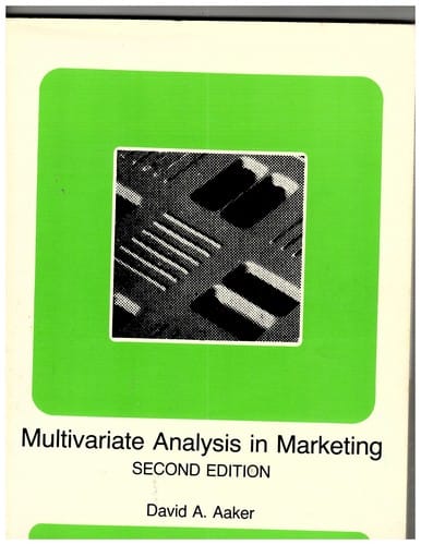 Multivariate analysis in marketing