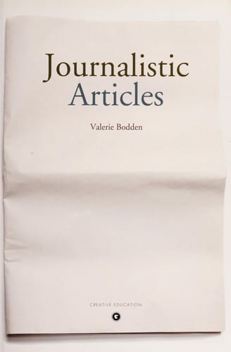 Journalistic articles