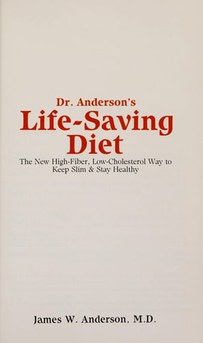 Dr. Anderson's Life-Saving Diet