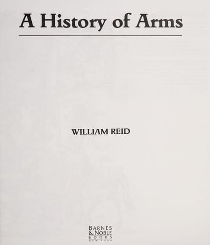 A history of arms