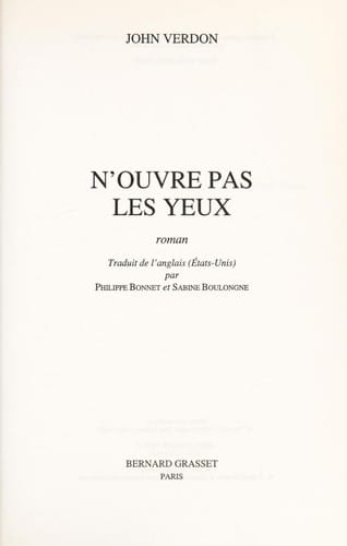 N'ouvre pas les yeux