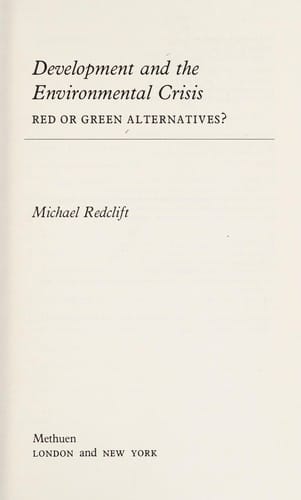 Development and the environmental crisis